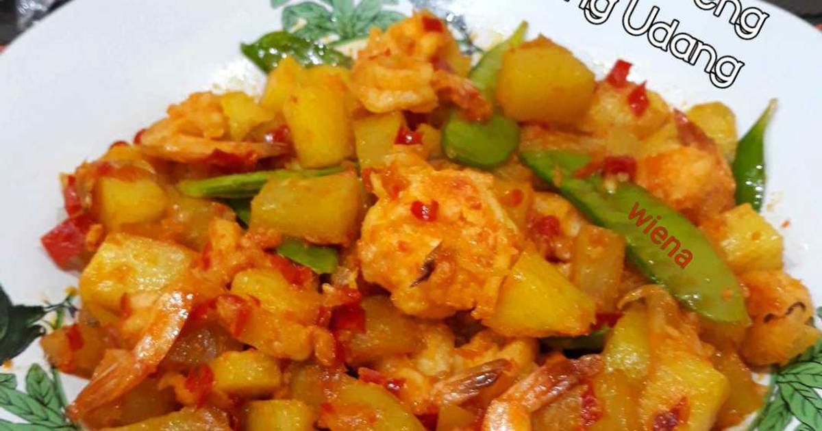 Resep Sambal Goreng Kentang Udang Oleh Wiena Tan Cookpad