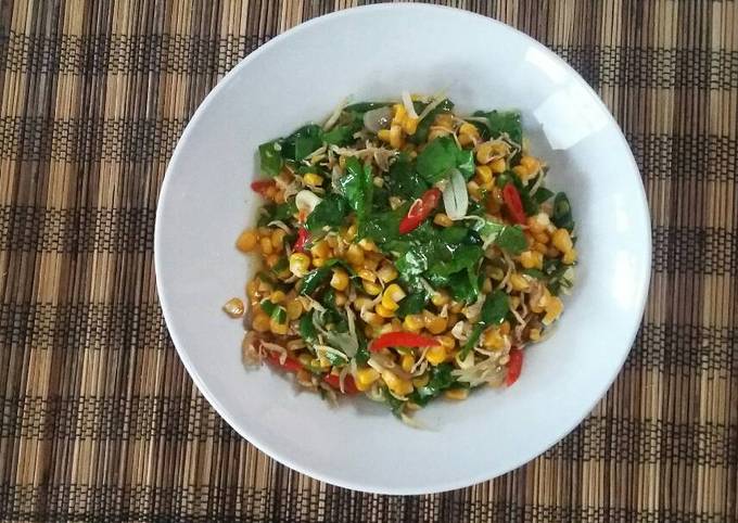 Resep Tumis Jagung Daun Melinjo Oleh UmmLiSyaf Cookpad