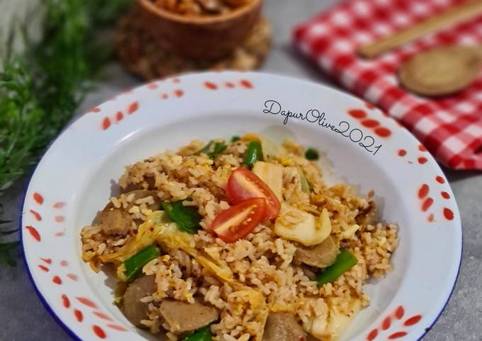 Resep Nasi Goreng Kimchi Enak Dan Mudah Oleh Dapur Olive Cookpad