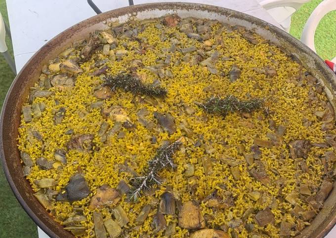 Paella Valenciana Con Mi Toque Personal Receta De Ainhoa Cookpad