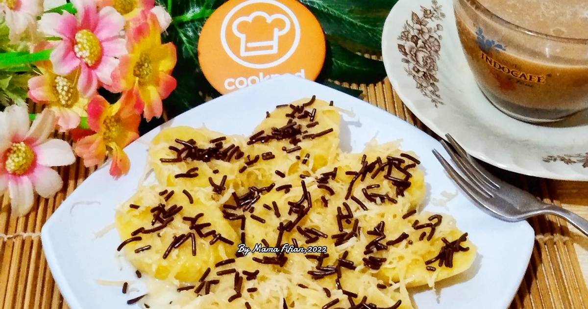 Resep Pisang Tanduk Kukus Keju Oleh Lanjarsih Mama Fifian