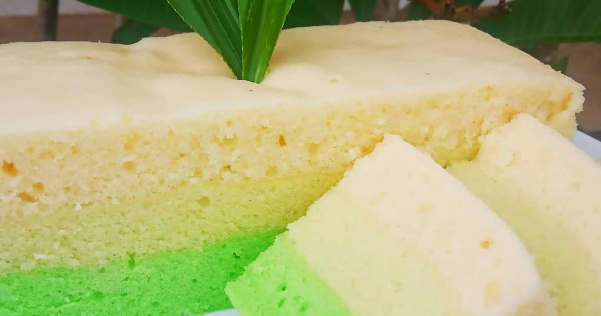 Resep Bolu Lapis Pandan Kukus Oleh Ugi Cookpad