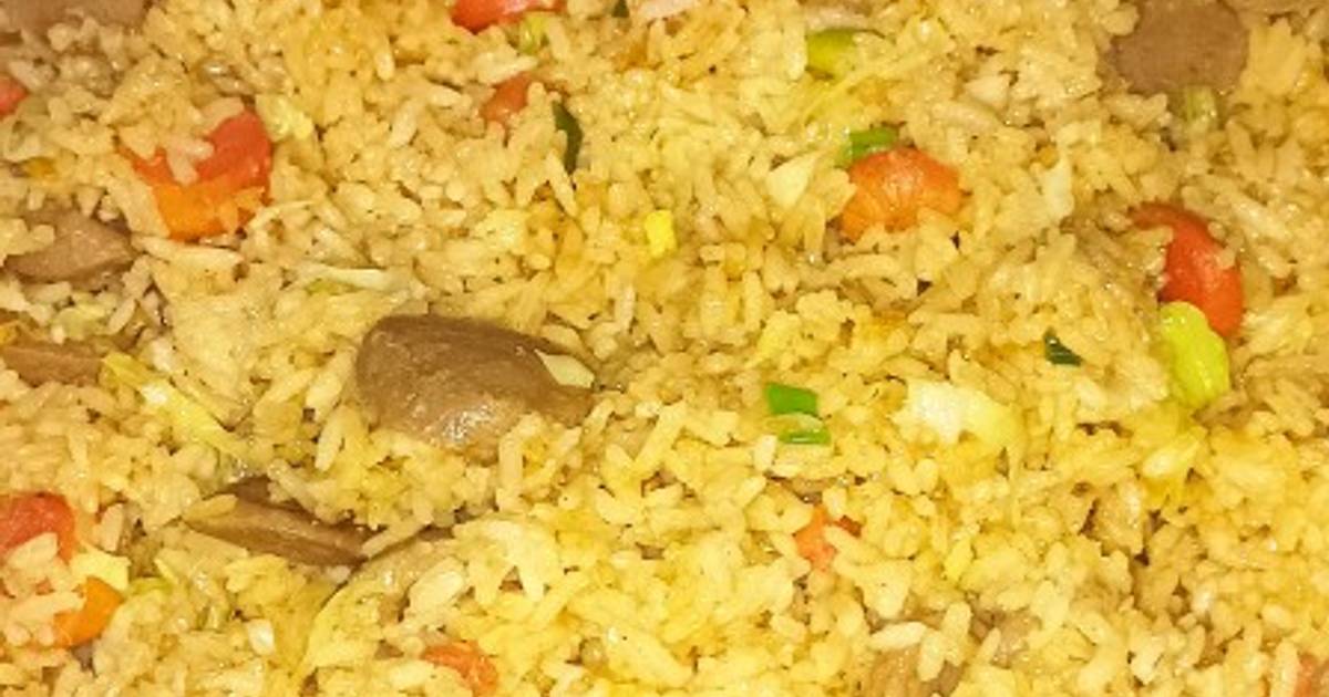 Resep Nasi Goreng Bakso Sosis Dan Ebi Enak Dan Mudah Cookpad