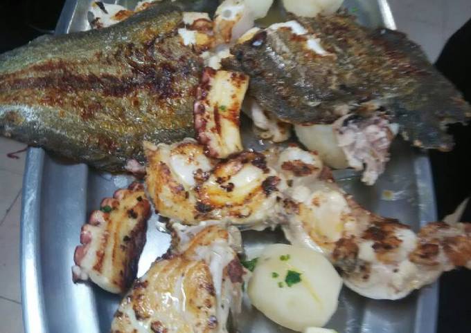 Parrillada De Pescado Receta De Soledad Dorado Cookpad