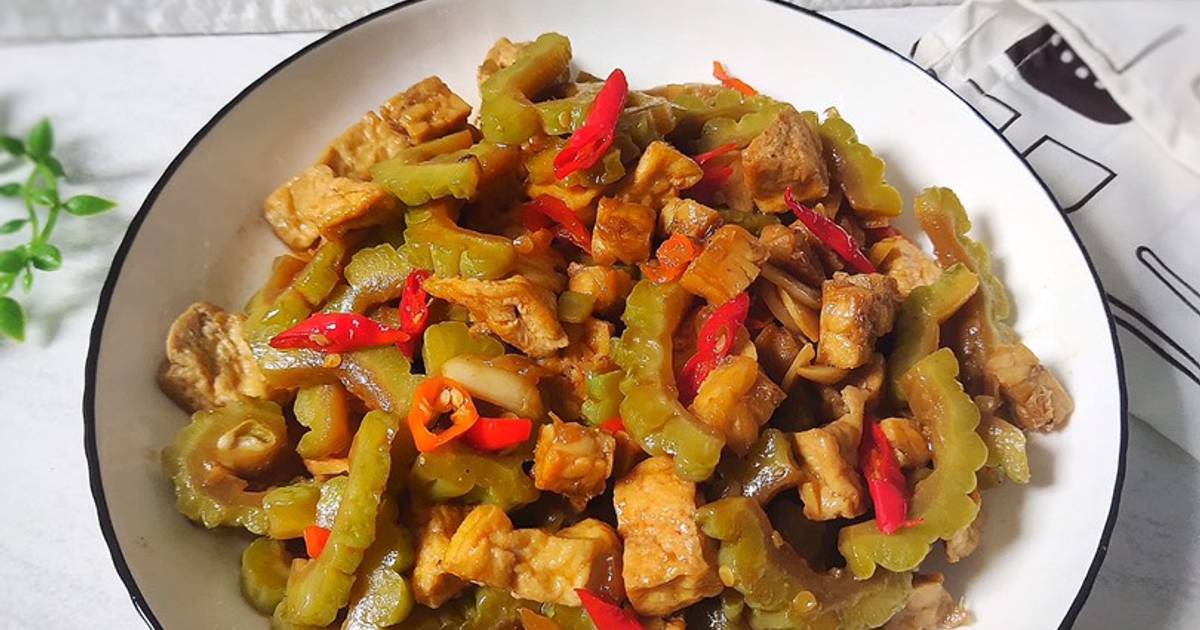 Resep Pare Oseng Tahu Tempe Oleh Dapur Ala Mama Jasmine Cookpad