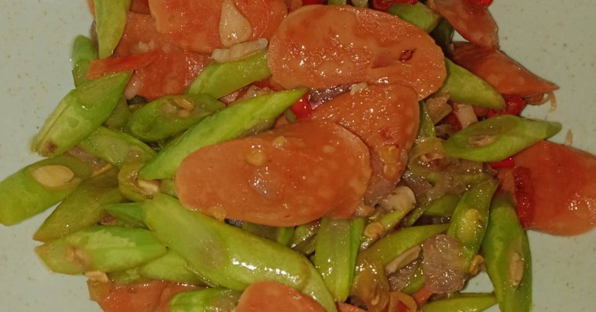 Resep Oseng Buncis Sosis Pedas Oleh Dyah Inka Wijayanti Cookpad