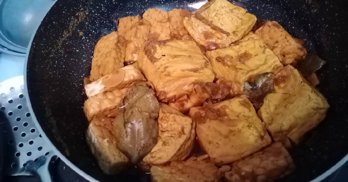 Resep Ungkepan Tempe Tahu Bacem Bumbu Iris Oleh Amanda Prasetyo Cookpad