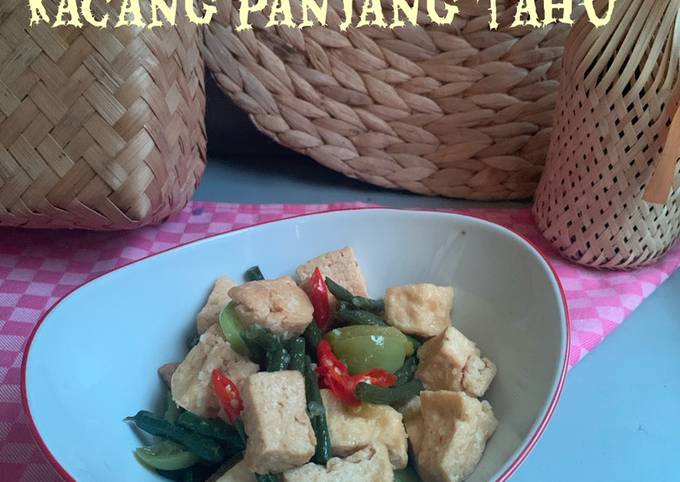 Resep Tumis Kacang Panjang Tahu Oleh Dapoer Cookpad