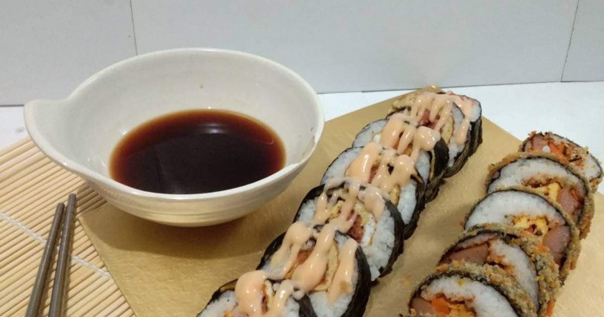 Resep Sushi Roll Dan Crispy Sushi Oleh Ghina Puteri Cookpad