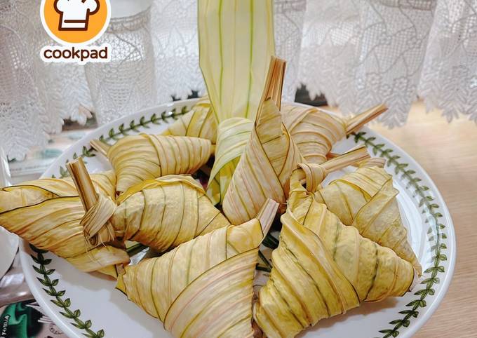 Resipi Ketupat Pulut Daun Palas Oleh Mahadiah Cookpad