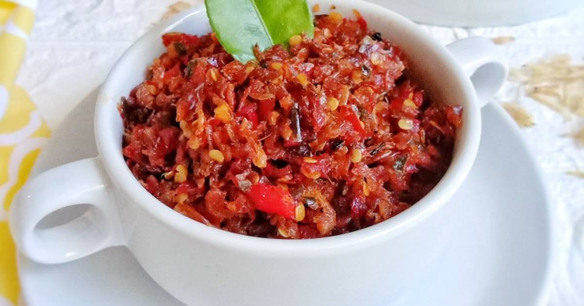 Resep Sambal Rebon Oleh Dina Kristiana Cookpad