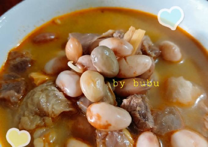 Resep Gulai Daging Sapi Tetelan Mix Kacang Merah Oleh Bubu Muthia