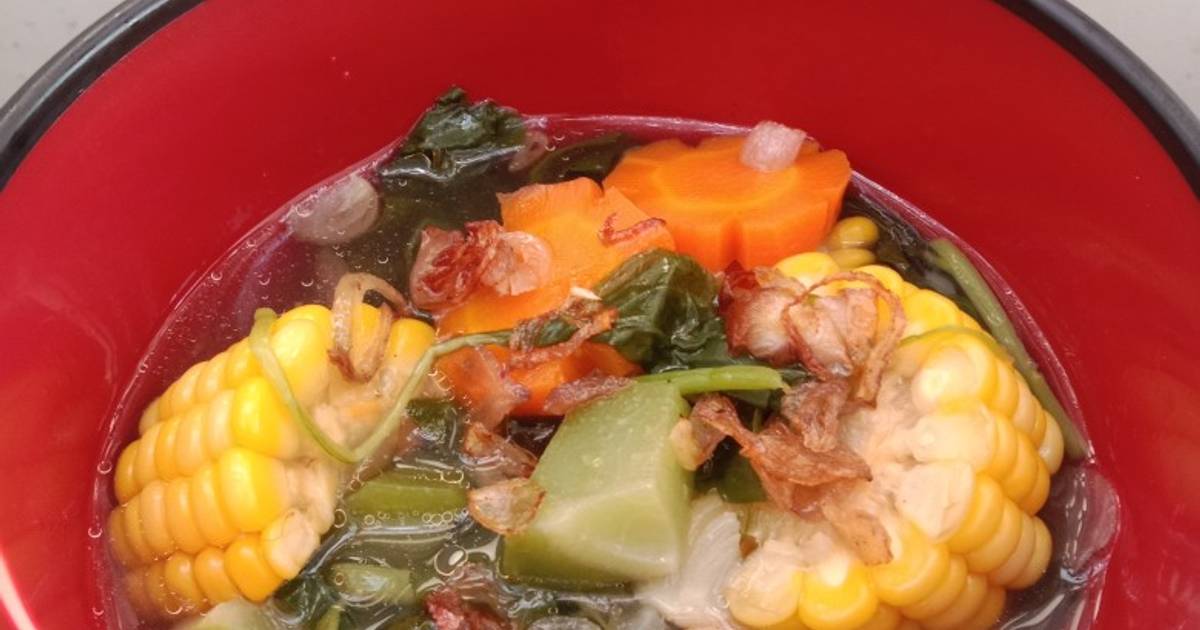 Resep Tege Sayur Bening Bumbu Kencur Oleh Herlyna Dhitian Cookpad