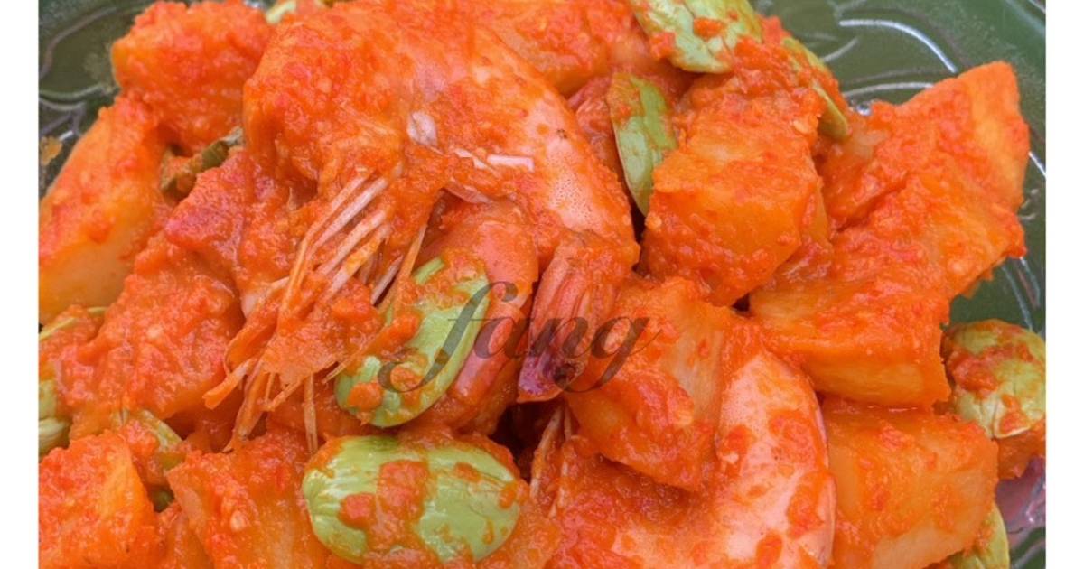 Resep Balado Udang Pete Kentang Oleh Fang Cookpad