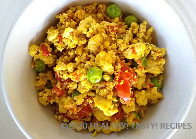 Soya Veggie Scramble Paneer Bhurji Recipe Food One