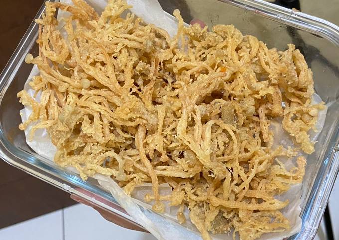 Resep Jamur ENOKI Crispy Oleh Putri Nurul Fatma Cookpad