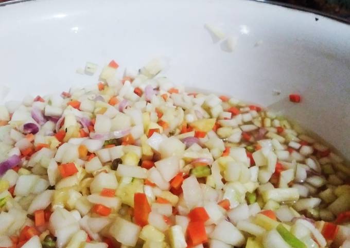 Resep Acar Mentah Oleh Deva Ajeng Vernanda Cookpad