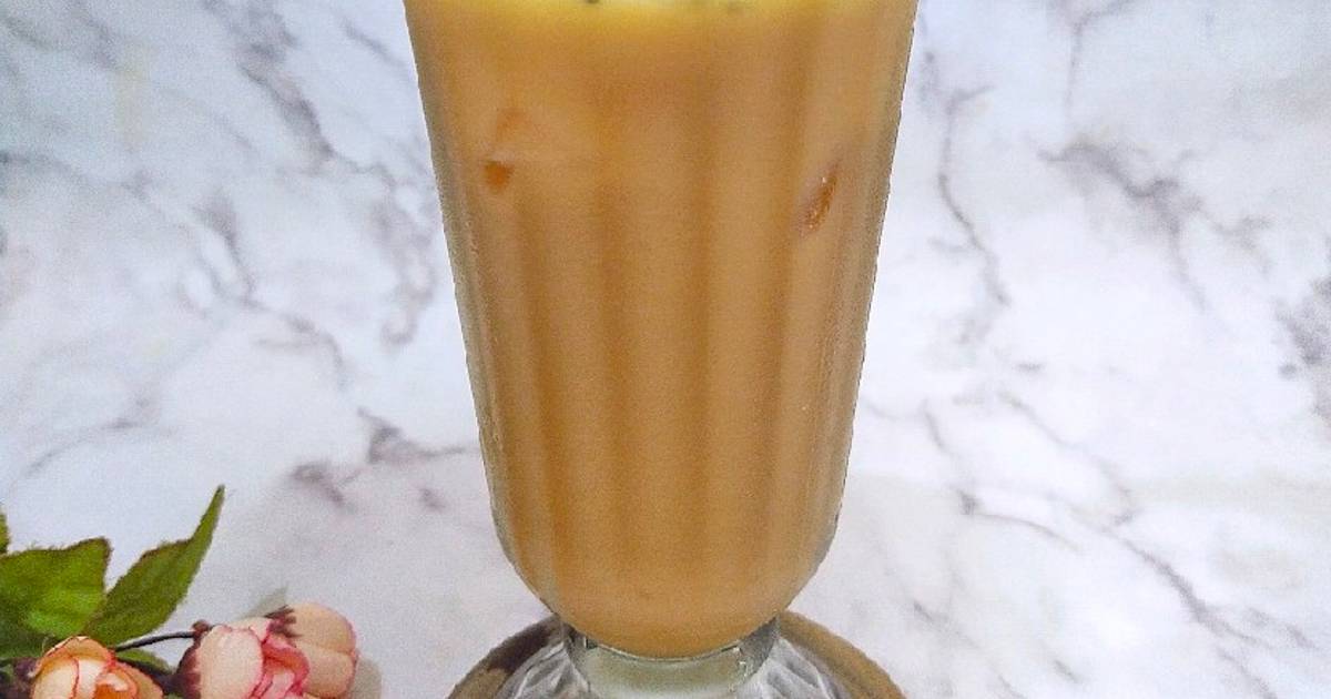 Resep Es Thai Tea Selasih Oleh Bunda Ela Cookpad