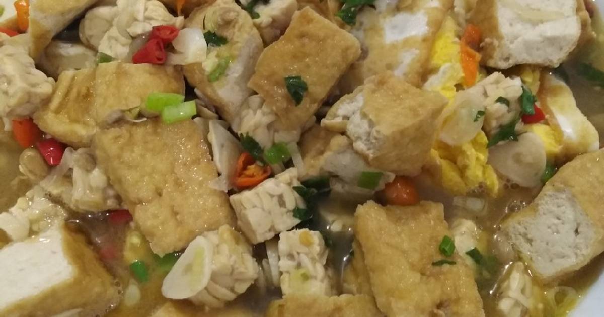 Resep Tauco Tahu Tempe Enak Dan Sederhana Cookpad