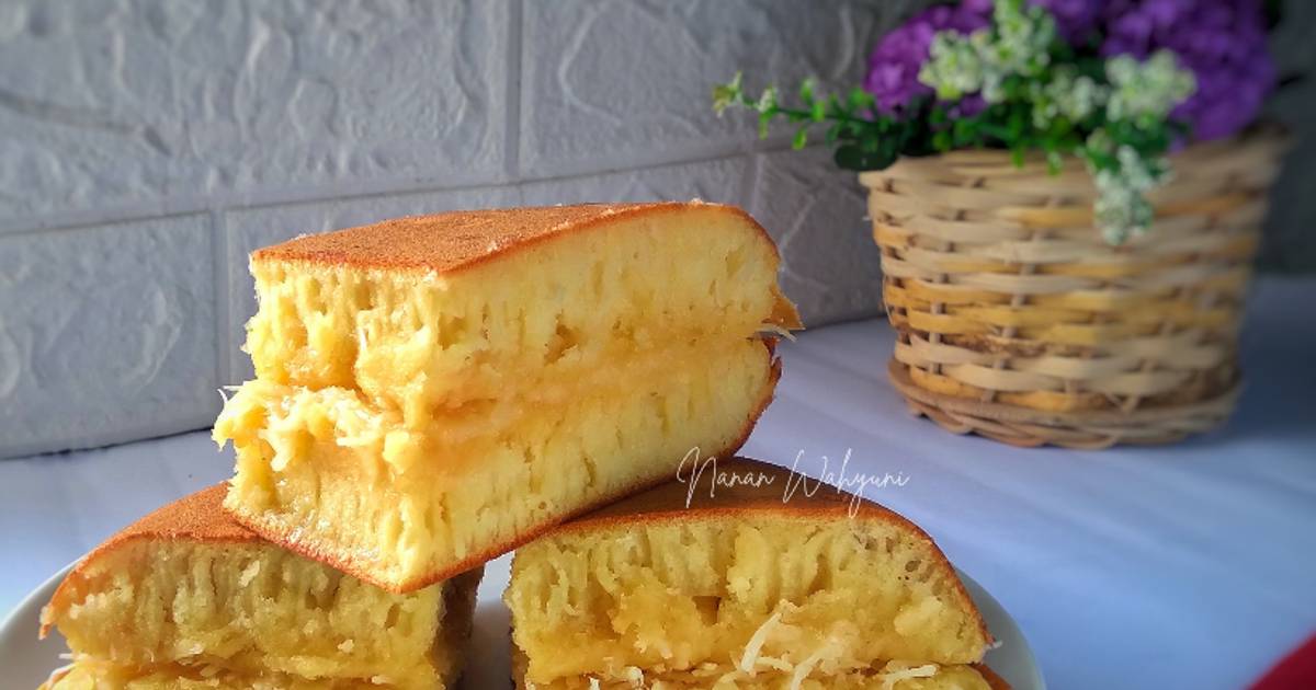 Resep Martabak Manis Teflon Anti Gagal Bersarang Awet Empuknya Oleh