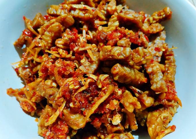 Resep Tempe Teri Pedas Oleh Mels Kitchen Cookpad