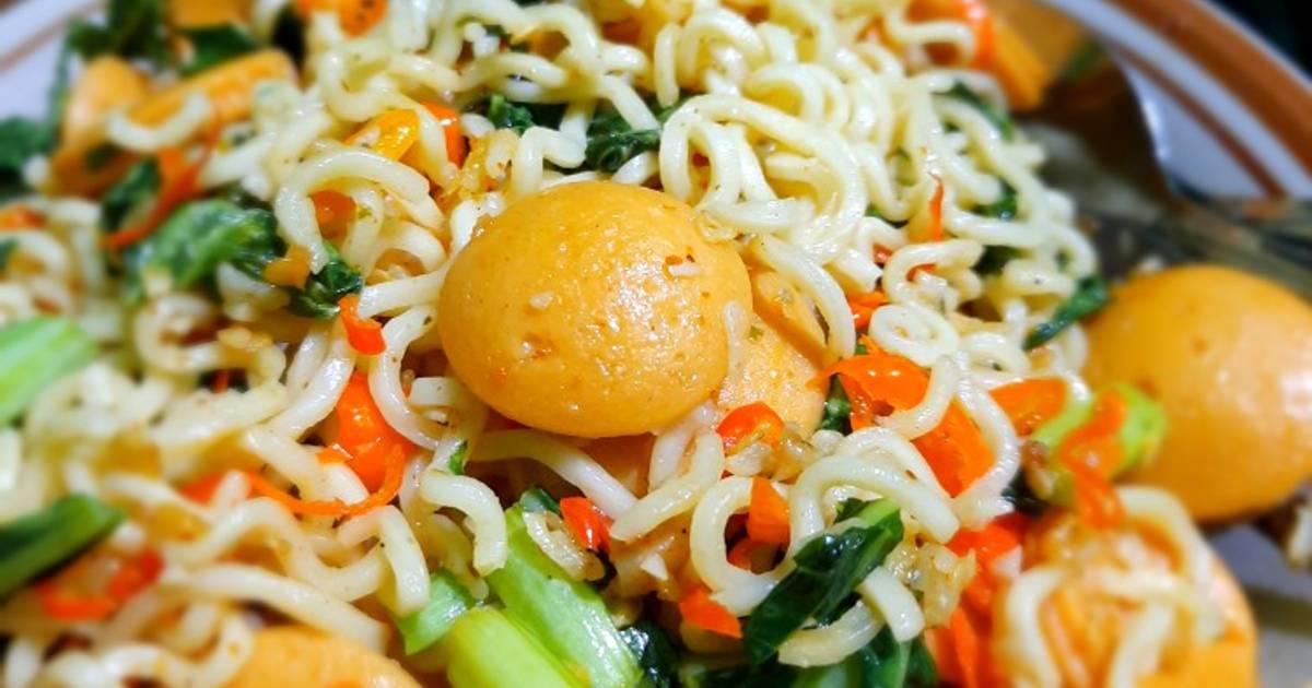 Resep Indomie Kuah Jadi Goreng Di Oseng Super Pedas Oleh Yondaime