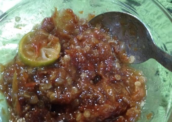 Resep Sambal Jeruk Limau Mantulz Oleh Berta Yurezka Cookpad