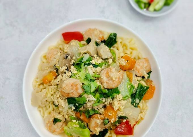 Resep Mie Siram Capcay Oleh Fransiska Arie Cookpad