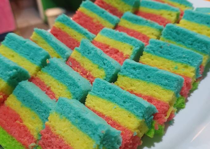 Resep Bolu Pelangi Kukus Oleh Christine Himawan Cookpad