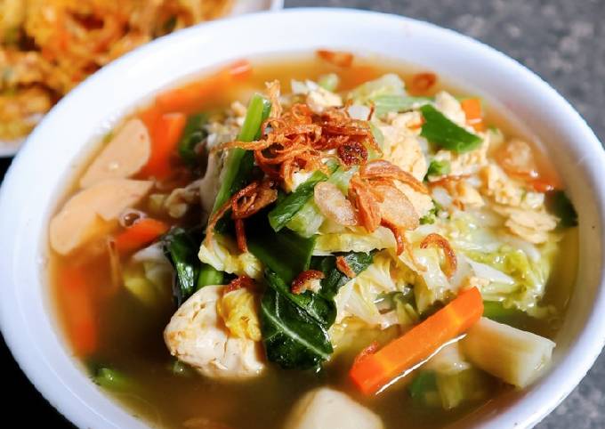 Resep Sayur Sop Bakso Ikan Oleh Destria Anggrastuti Cookpad