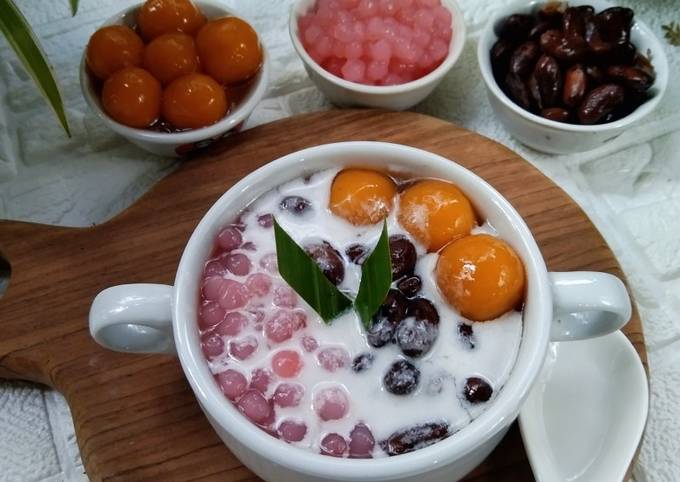 Resep Kolak Candil Ubi Kuning Mutiara Kacang Merah Oleh Mak Win Cookpad