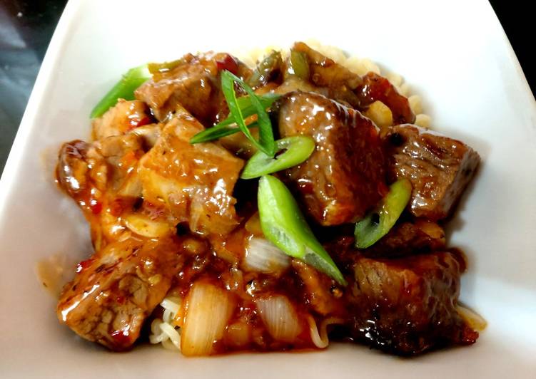 Practical Way to Cooking 5-Star My Chinese Sweet Chilli Beef & Noodles
π₯°