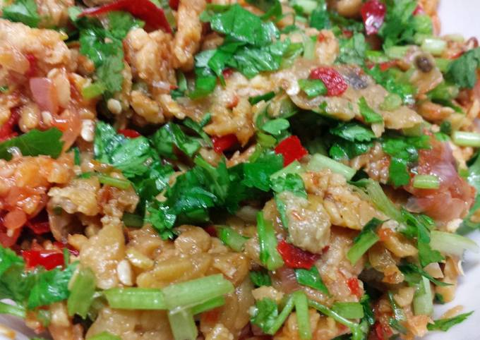 Resep Tempe Penyet Sambal Mentah Oleh Carrera FeDoRa Cookpad