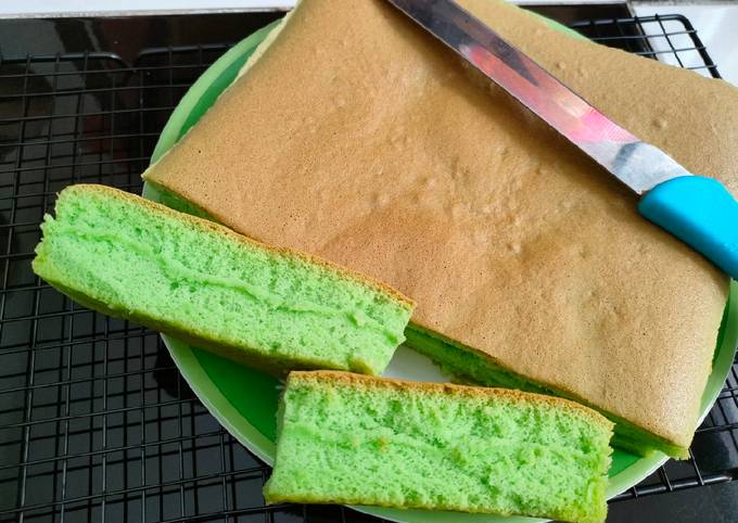 Resep Ogura Pandan Cake Oleh Key Cookpad