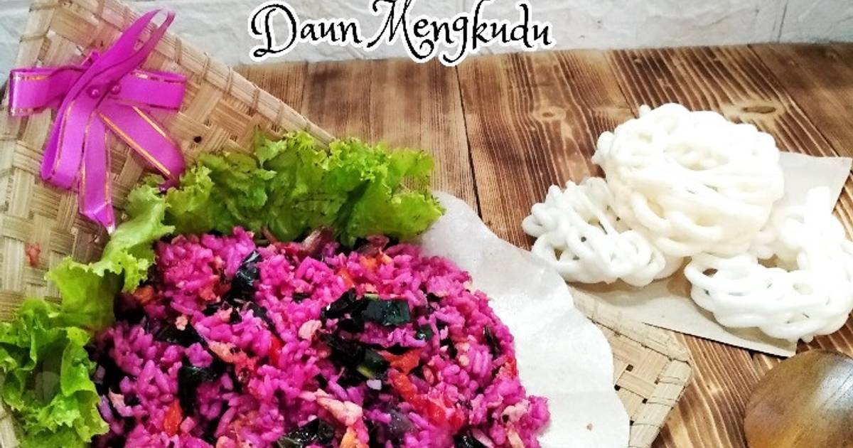 Resep Nasi Goreng Buah Naga Daun Mengkudu Oleh Ati Dewanthi Cookpad