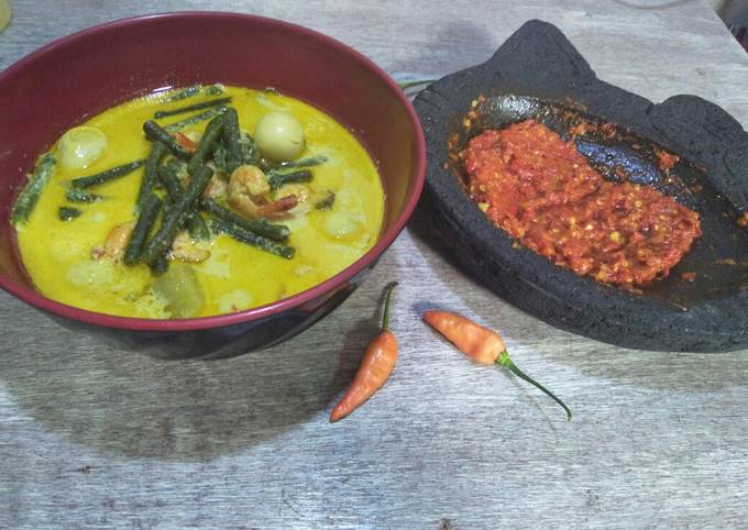 Resep Gulai Kacang Panjang Udang Telur Puyuh Oleh Fitri Cookpad