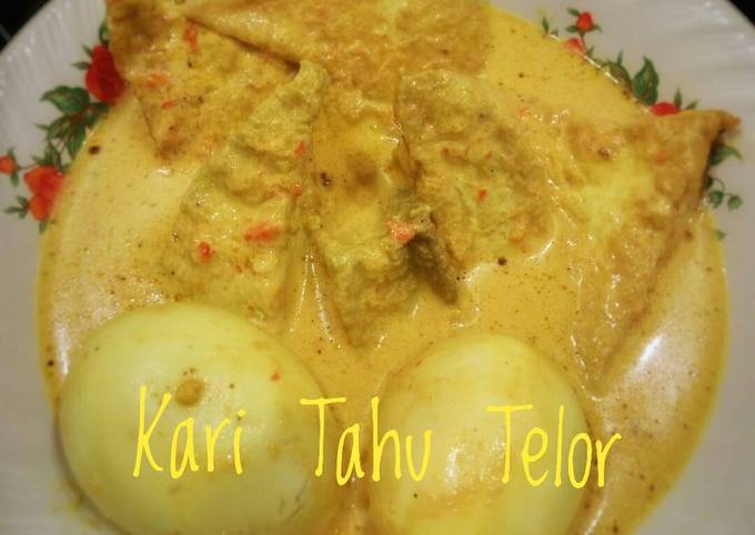 Resep Kari Tahu Telor Oleh Stella Cookpad