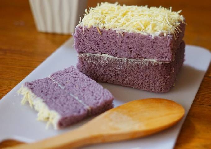 Resep Bolu POP ICE TARO Lembut Enak Oleh Ghania Salva Cookpad