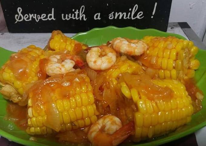 Resep Udang Jagung Saos Padang Sederhana Enak Oleh Lucy Home Cooking