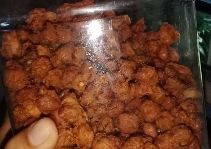 Resep Kacang Kribo Pedas Manis Renyah Tanpa Tepung Terigu Oleh Miftahul