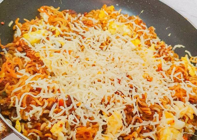 Resep Mie Goreng Tumis Kornet Keju 3 Oleh Dzikri Yaumillail Cookpad