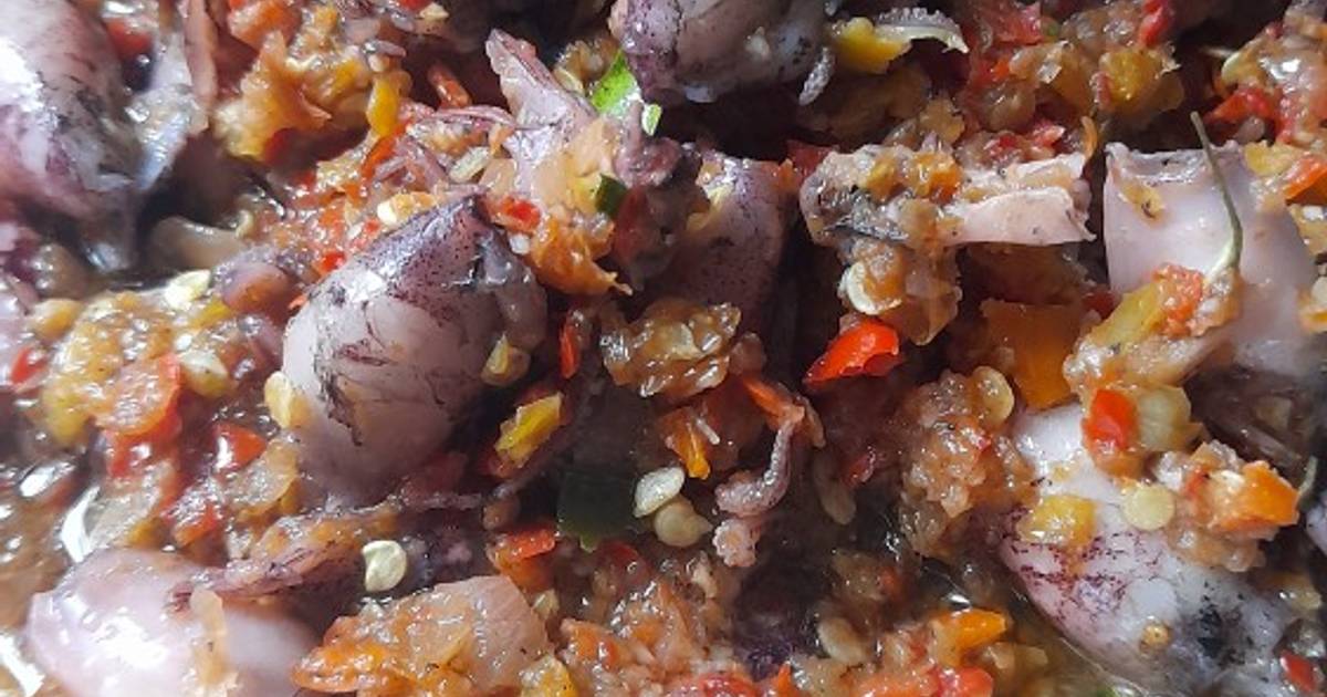 Resep Sambal Cumi Enak Praktis Pedasnya Bikin Nagih