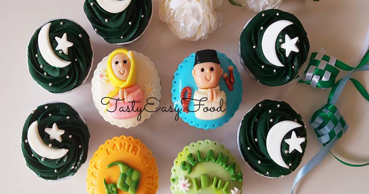 Resep Kue Lebaran Unik Cupcake Idul Fitri Edisi Kue Lebaran Oleh