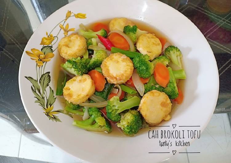 Resep Cah Brokoli Tofu Oleh Tanty S Kitchen Cookpad