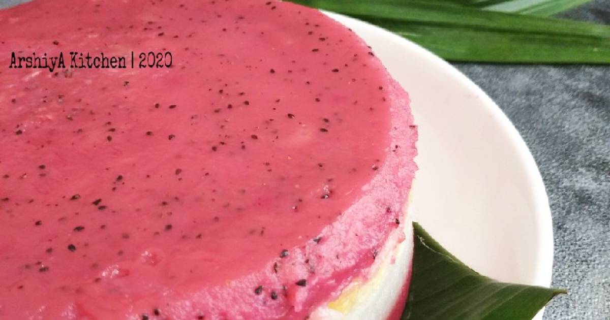 Resep Nagasari Pisang Buah Naga Oleh Arshiya Kitchen Cookpad