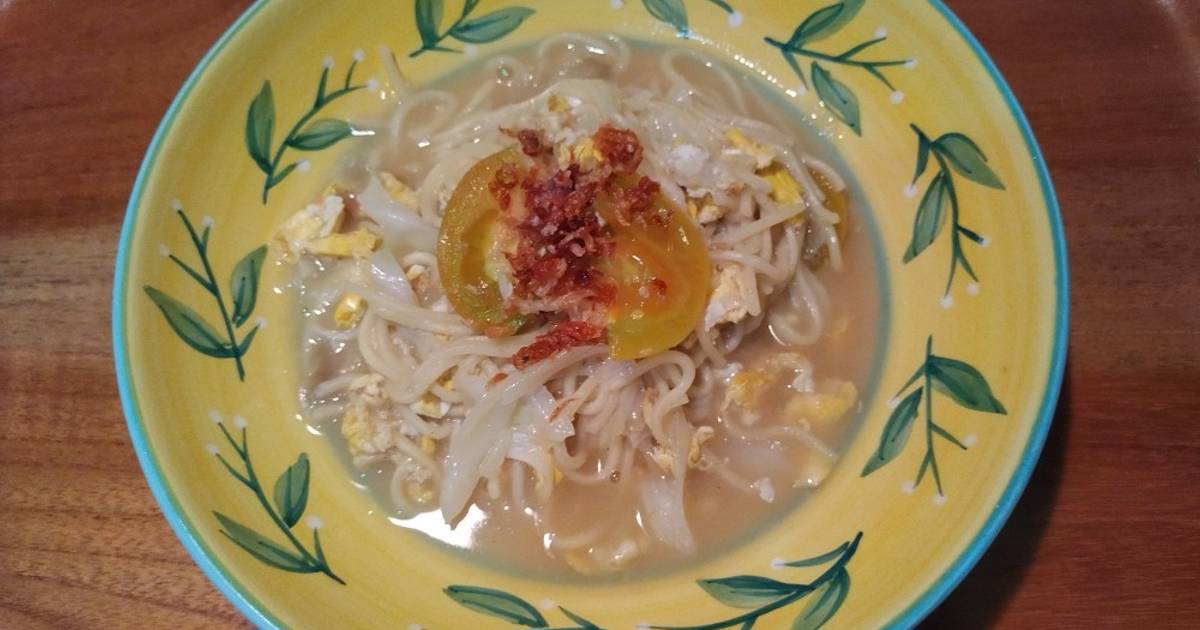 Resep Mie Tek Tek Kuah Ebi Oleh Ummu Salma Muhammad Cookpad