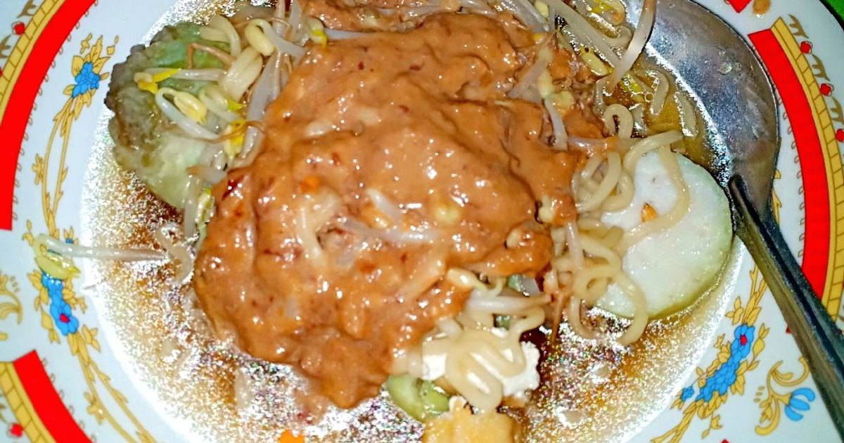 Resep Kreasi Mie Goreng Instan Sos Kacang Oleh Mama Razita Nasywa