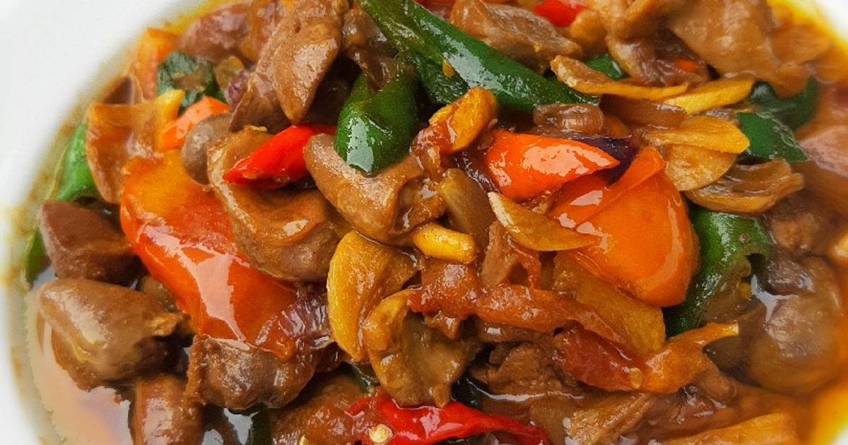 Resep Sambal Goreng Hati Ampela Bumbu Iris Oleh Rachma Waty