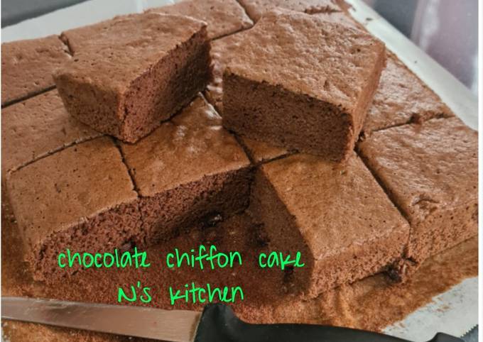 Resep Chocolate Chiffon Cake Oleh Widya Astuti Rahayu Cookpad