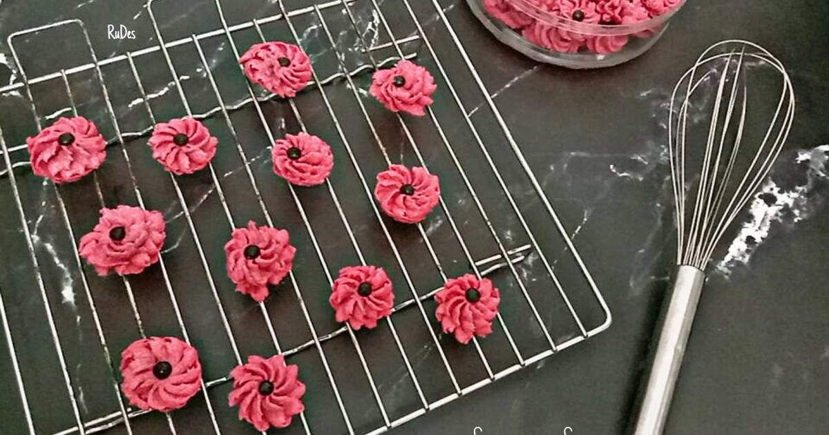 Resep Semprit Susu Red Velvet Oleh Ruth Destianty Cookpad